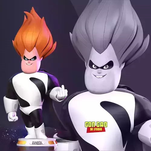 Syndrome - The Incredibles Fanart 3D print model
