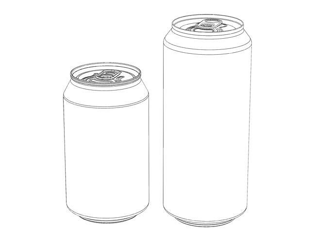 Standard Aluminum Can 3D model 3