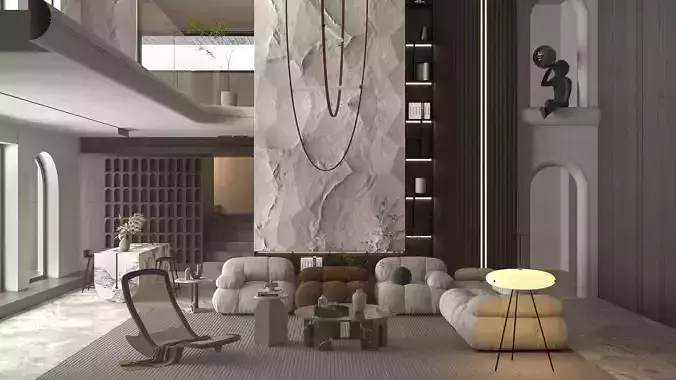 interior scene 3D model