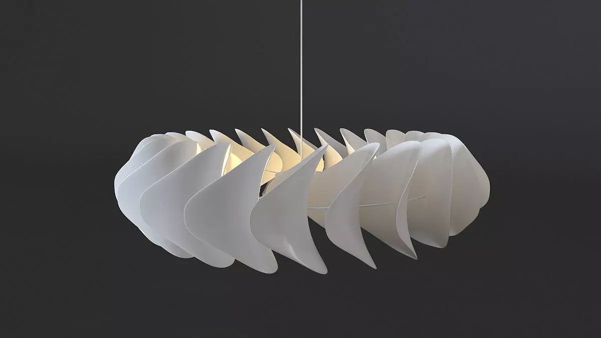 Chandelier Modeling Free 3D model_0