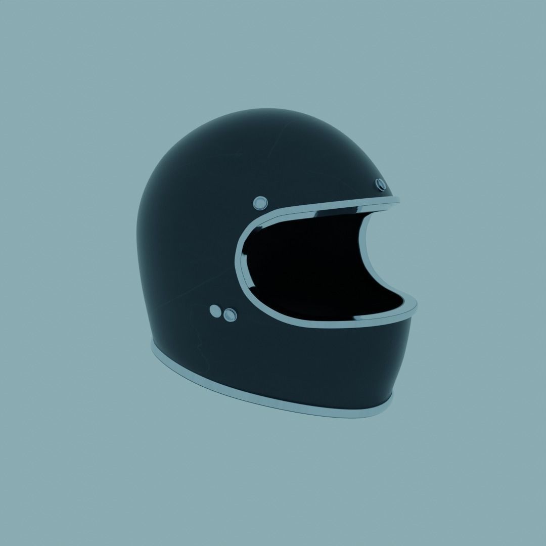 Bike Helmet 3D model_2