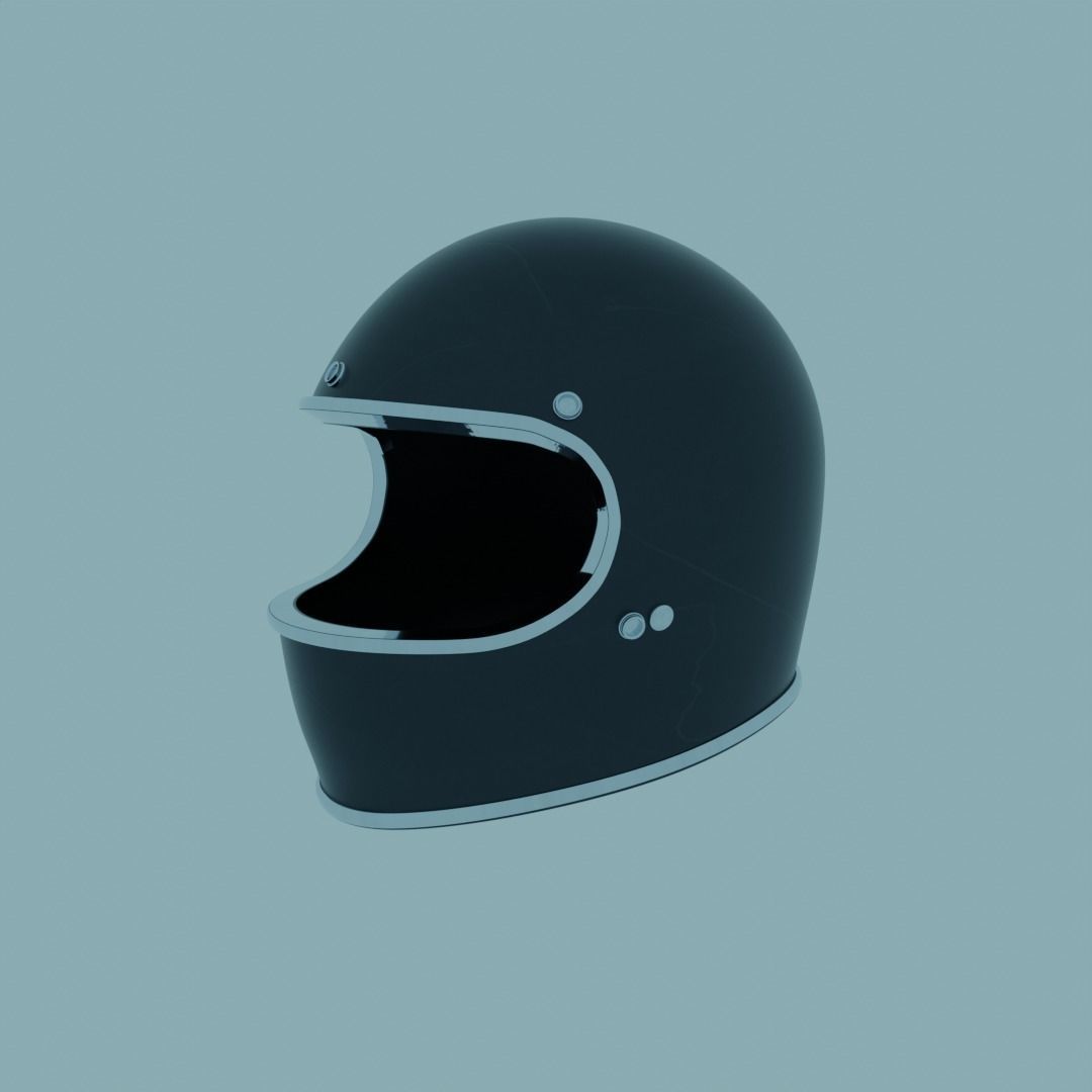 Bike Helmet 3D model_1