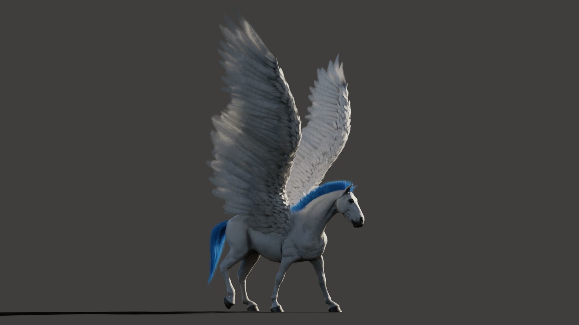 Pegasus 3D model_7