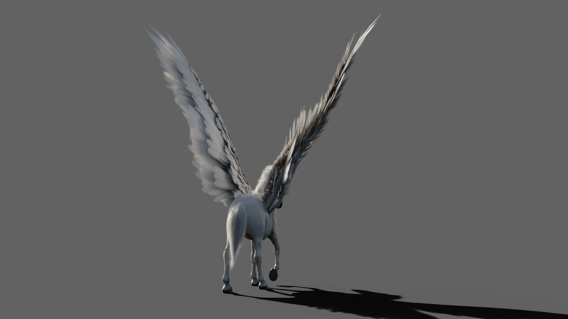 Pegasus 3D model_4