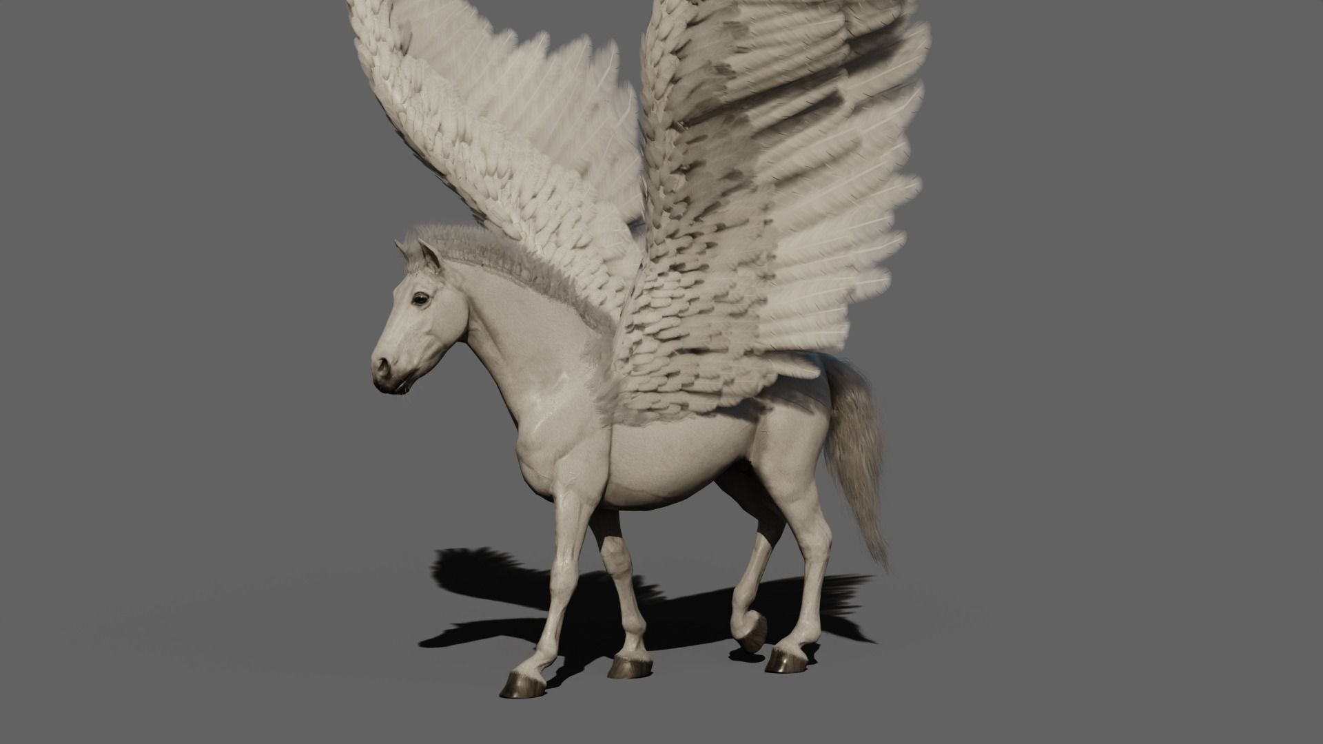 Pegasus 3D model_9