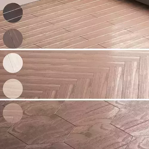 Walnut floor parquet