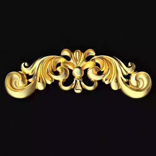 Central decor ornament for furniture