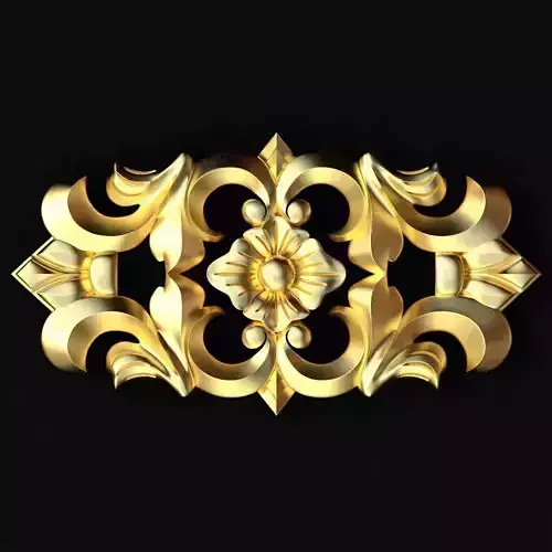 Central decor ornament for furniture