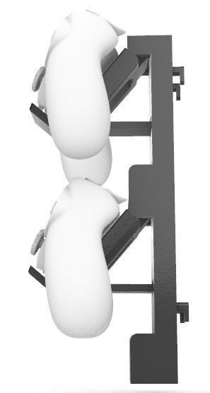 TWO-WAY GAME CONTROLLER HOLDER 3D print model_2