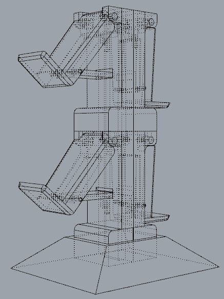 TWO-WAY GAME CONTROLLER HOLDER 3D print model_3