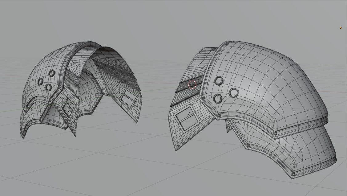 Sephiroth Shoulder Armor - Final Fantasy VII 3D model_7