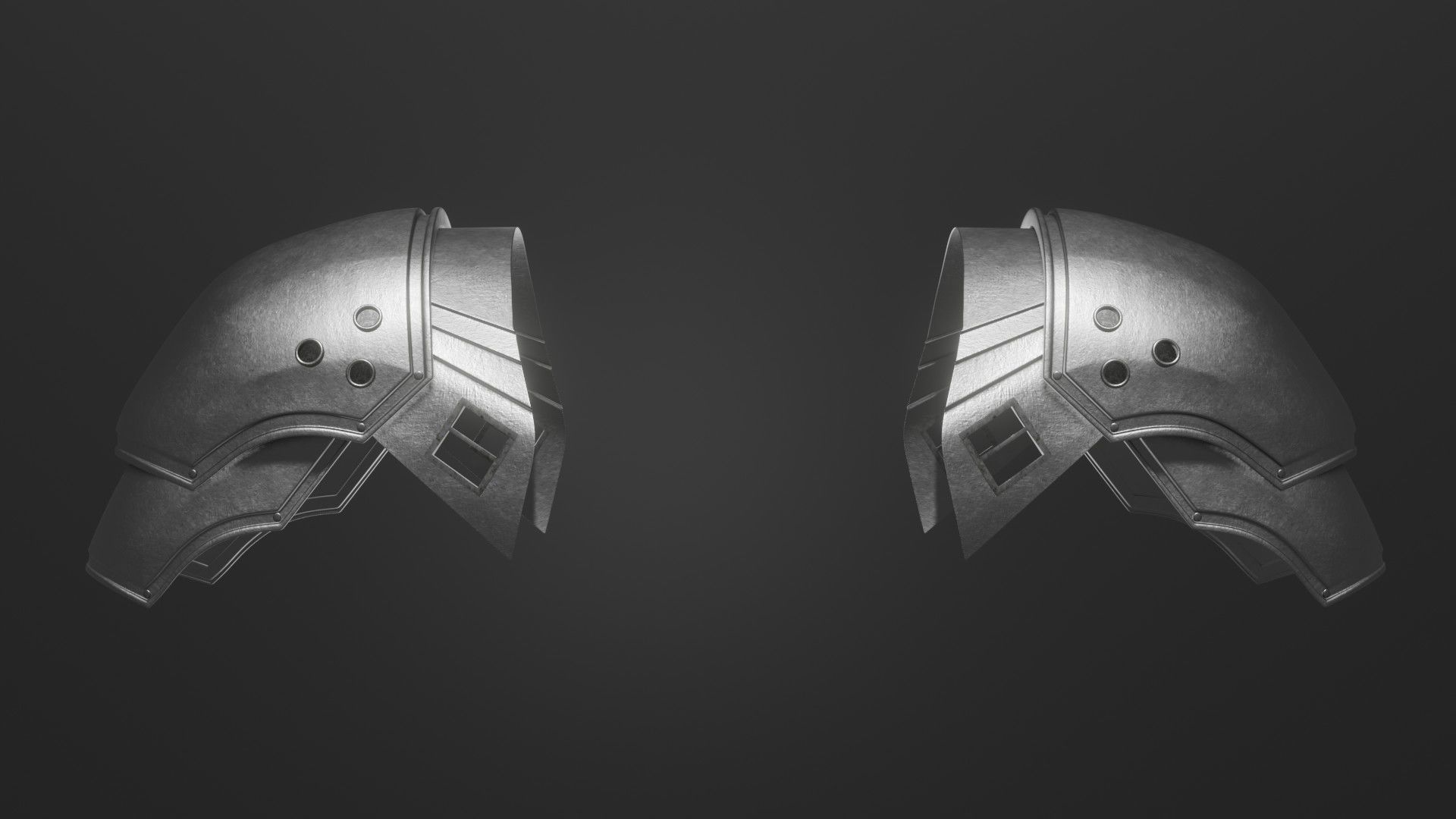 Sephiroth Shoulder Armor - Final Fantasy VII 3D model_1