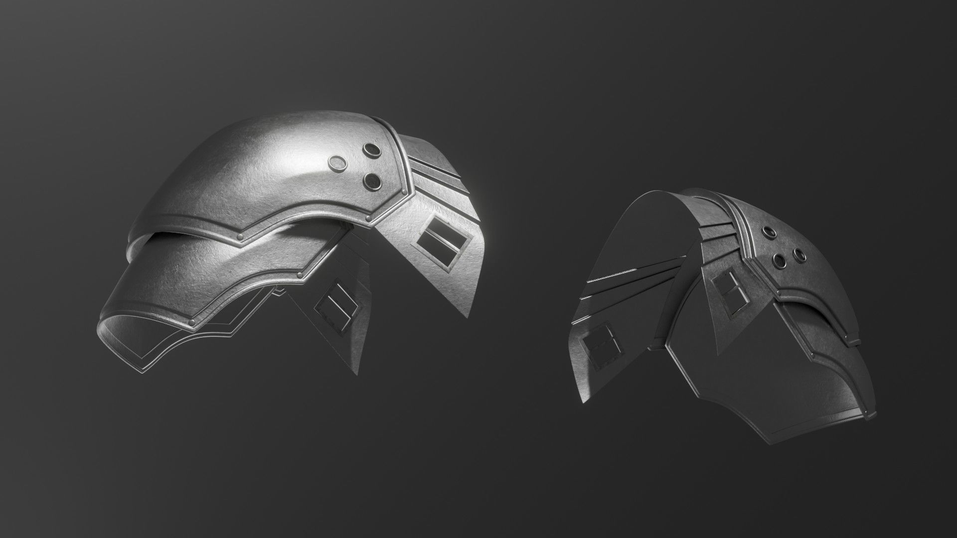 Sephiroth Shoulder Armor - Final Fantasy VII 3D model_2