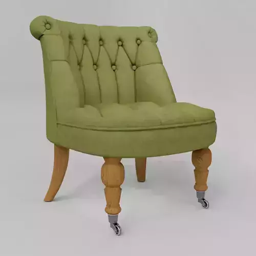 Furnished Chair 3D Model