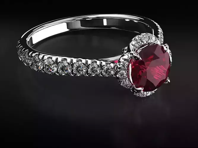 Diamond engagement ring 797