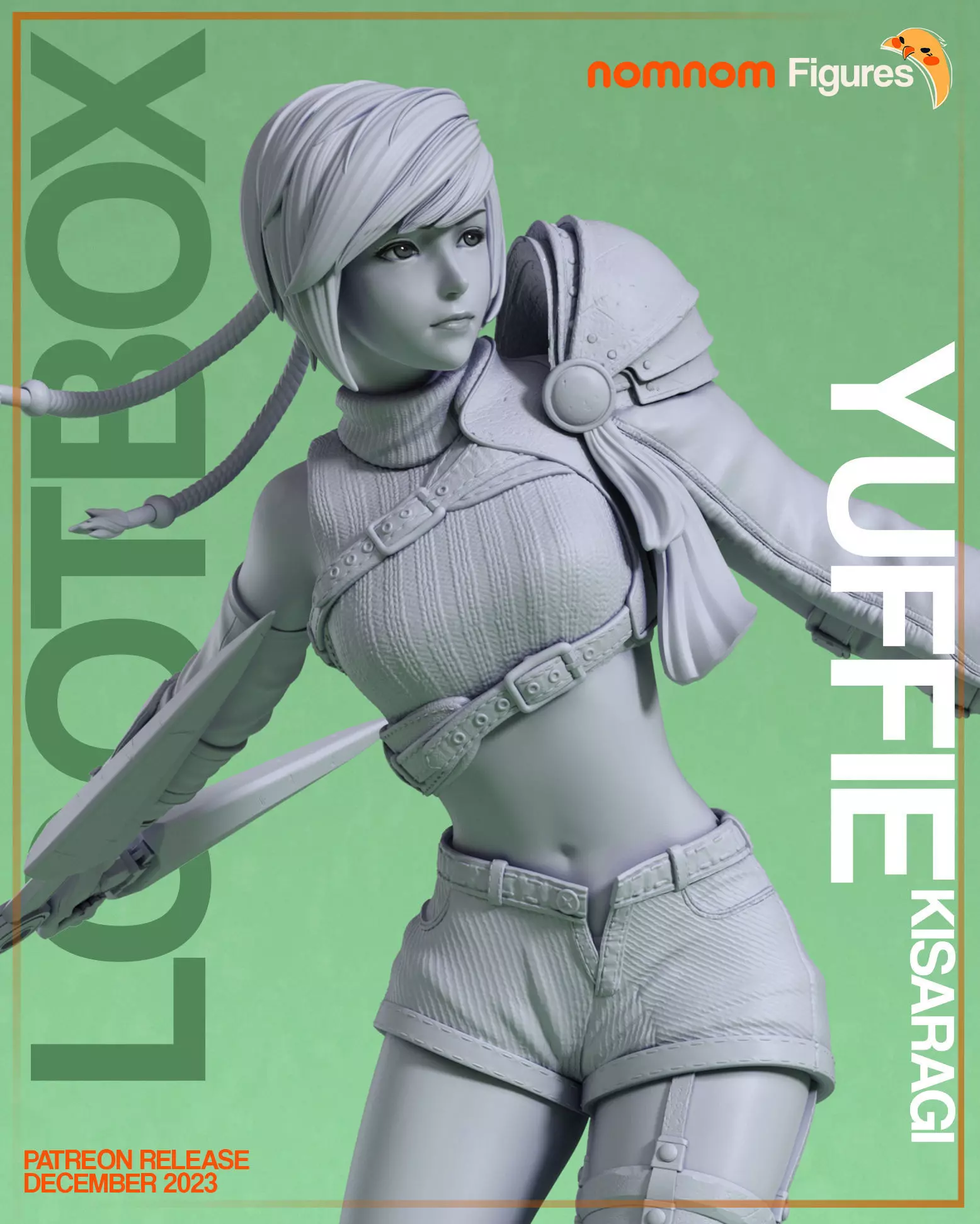 Yuffie - Final Fantasy 3D print model_0