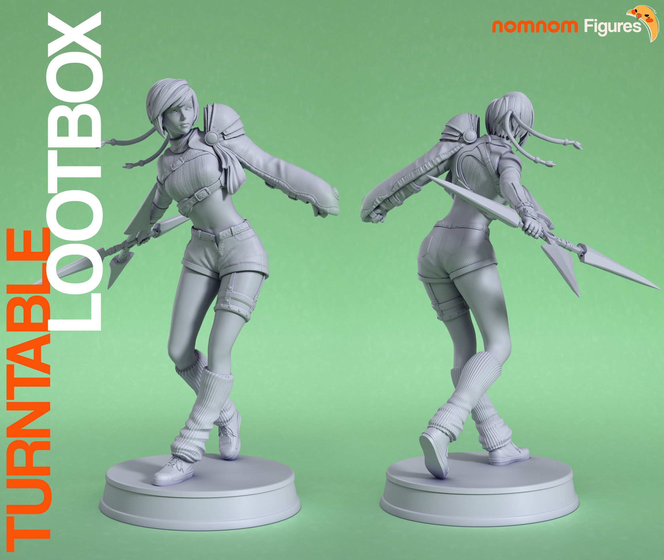 Yuffie - Final Fantasy 3D print model_2