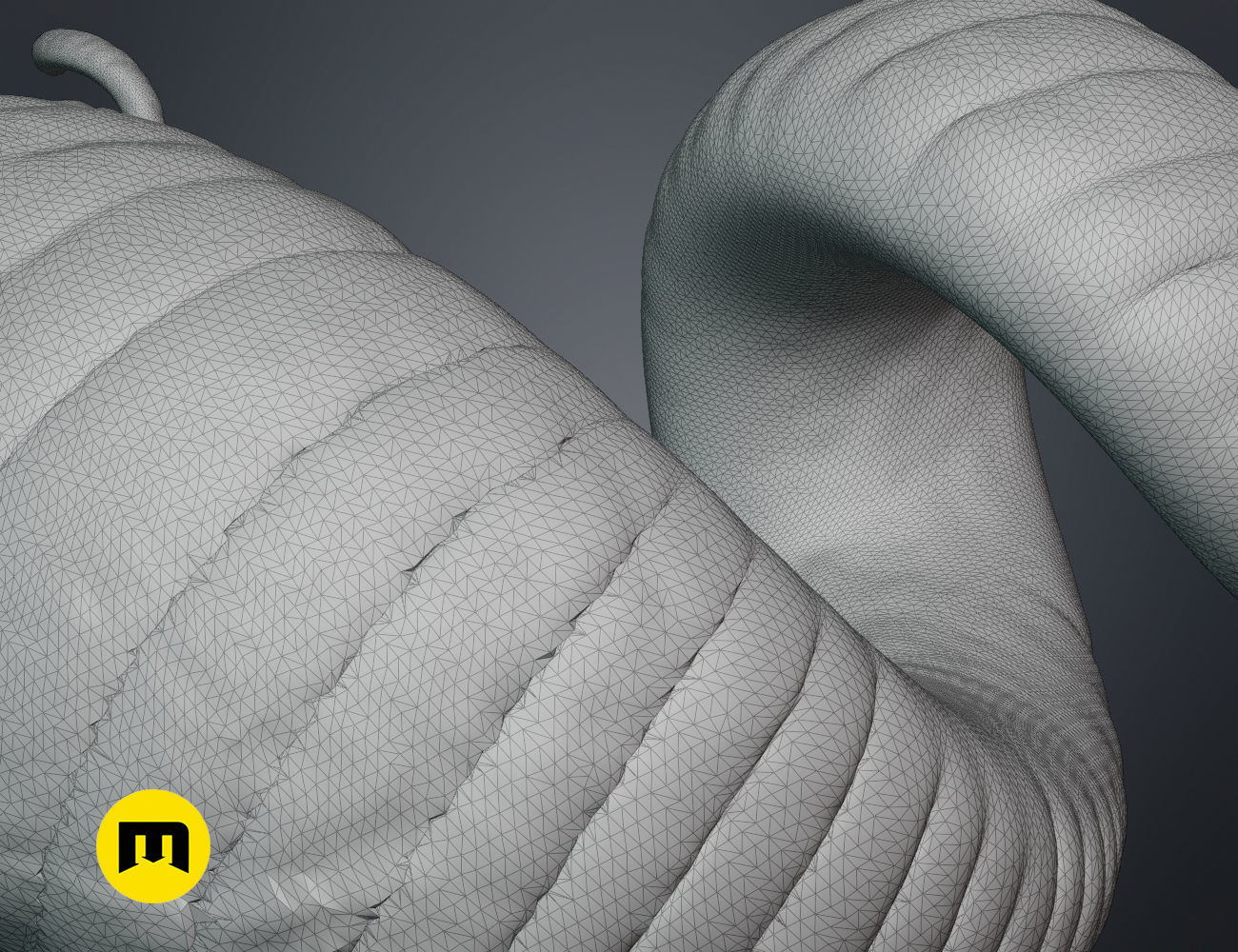 Helical horns 3D print model_15