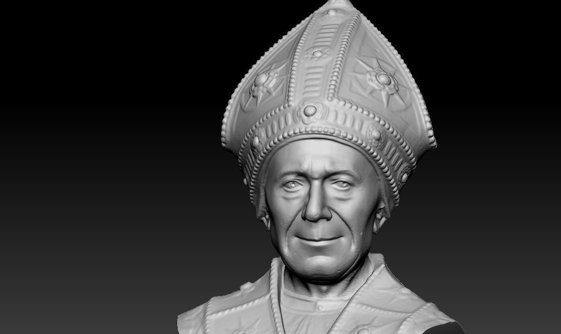 Chess Bishop 3D print model_3