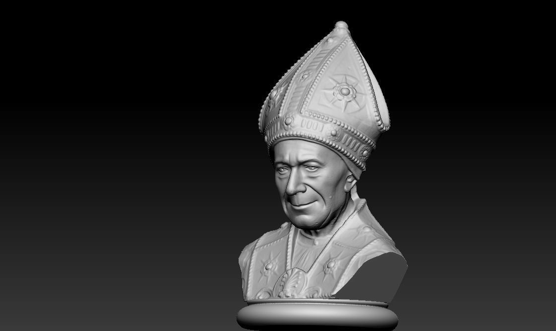 Chess Bishop 3D print model_2