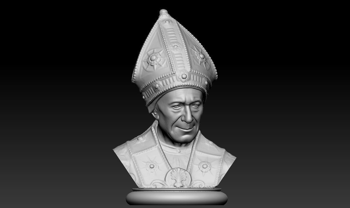 Chess Bishop 3D print model_1