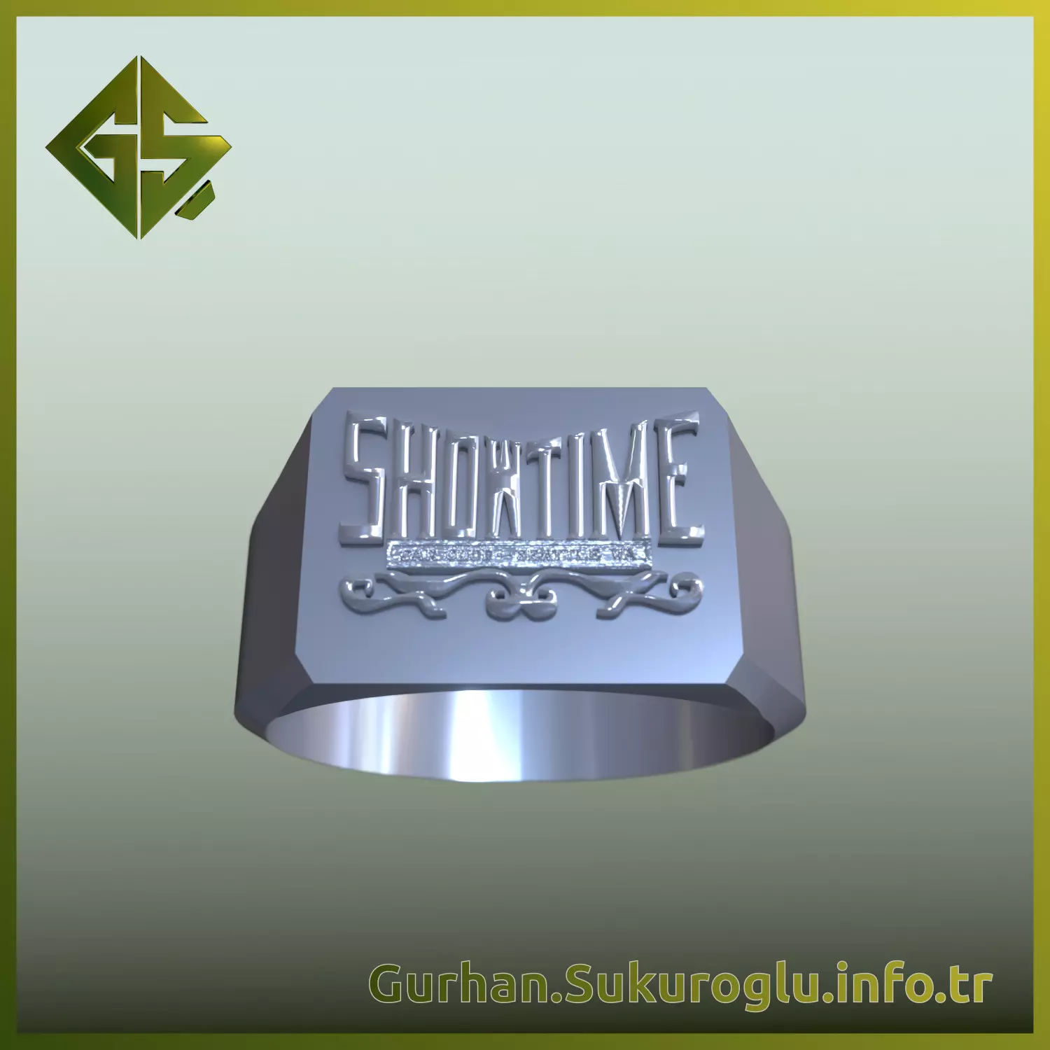 3D Logo-Engraved Ring Designs 3D print model
