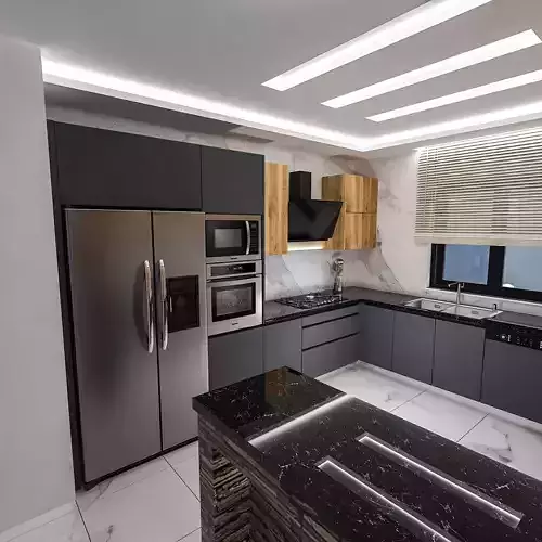MODERN KITCHEN DESIGN 3D model