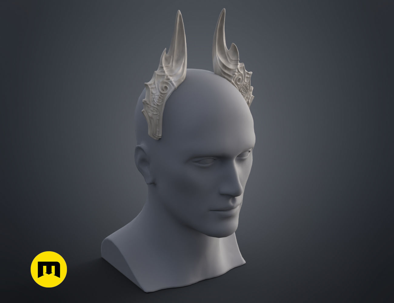 Fairy horns 3D print model_13