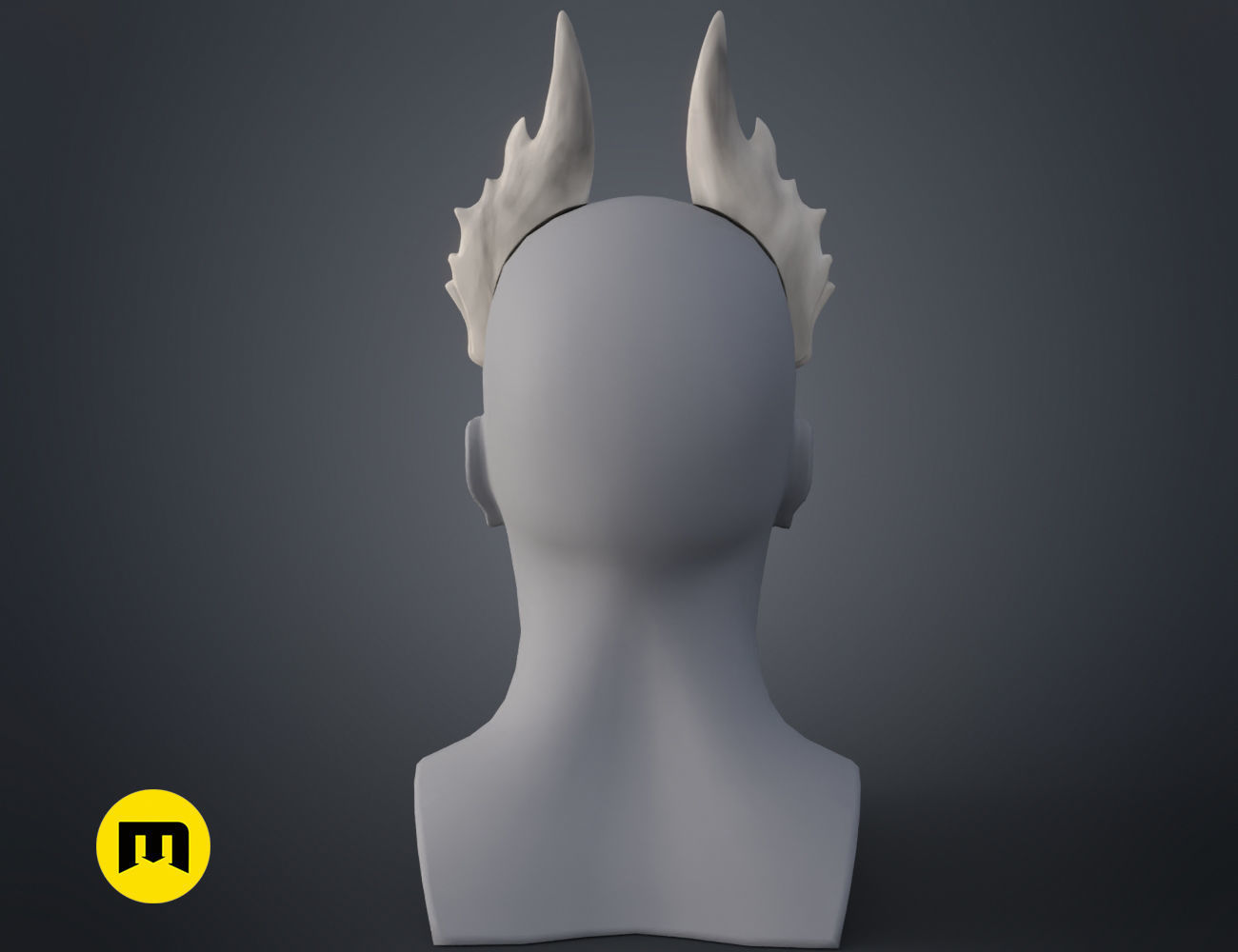 Fairy horns 3D print model_4