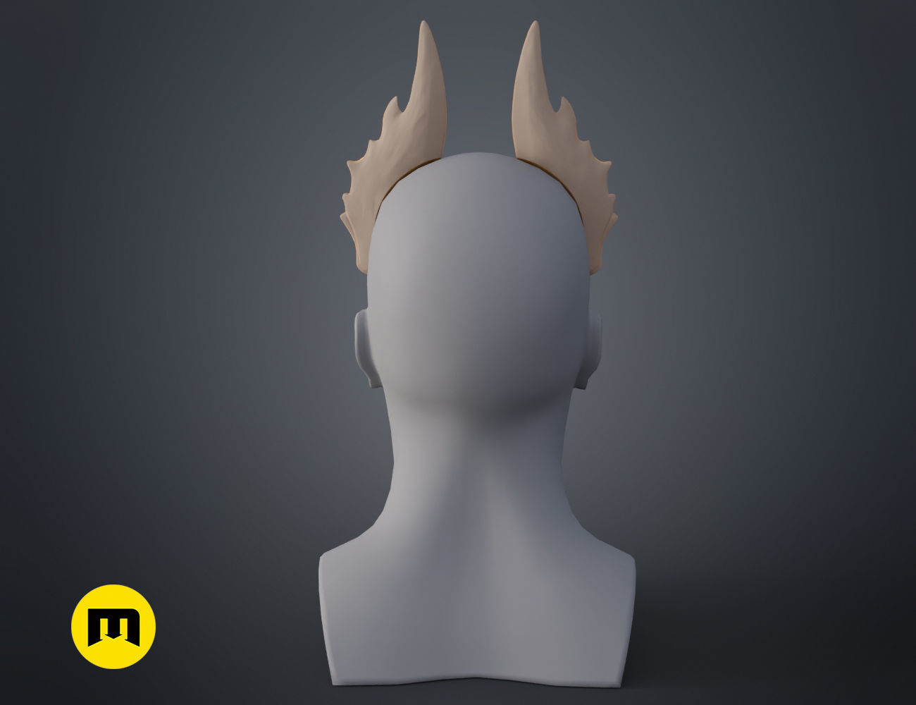 Fairy horns 3D print model_10