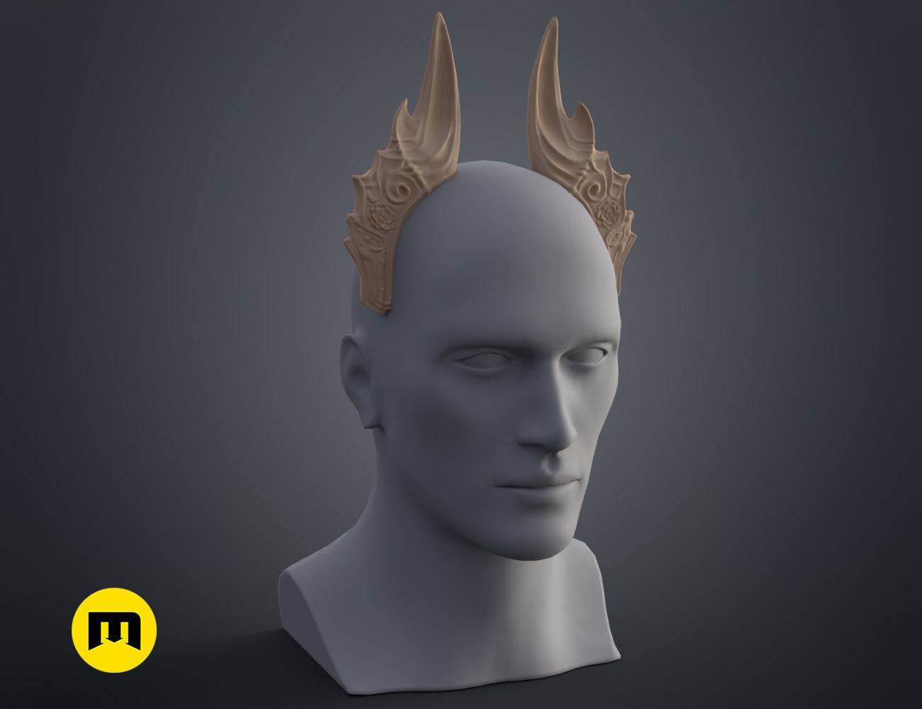 Fairy horns 3D print model_11
