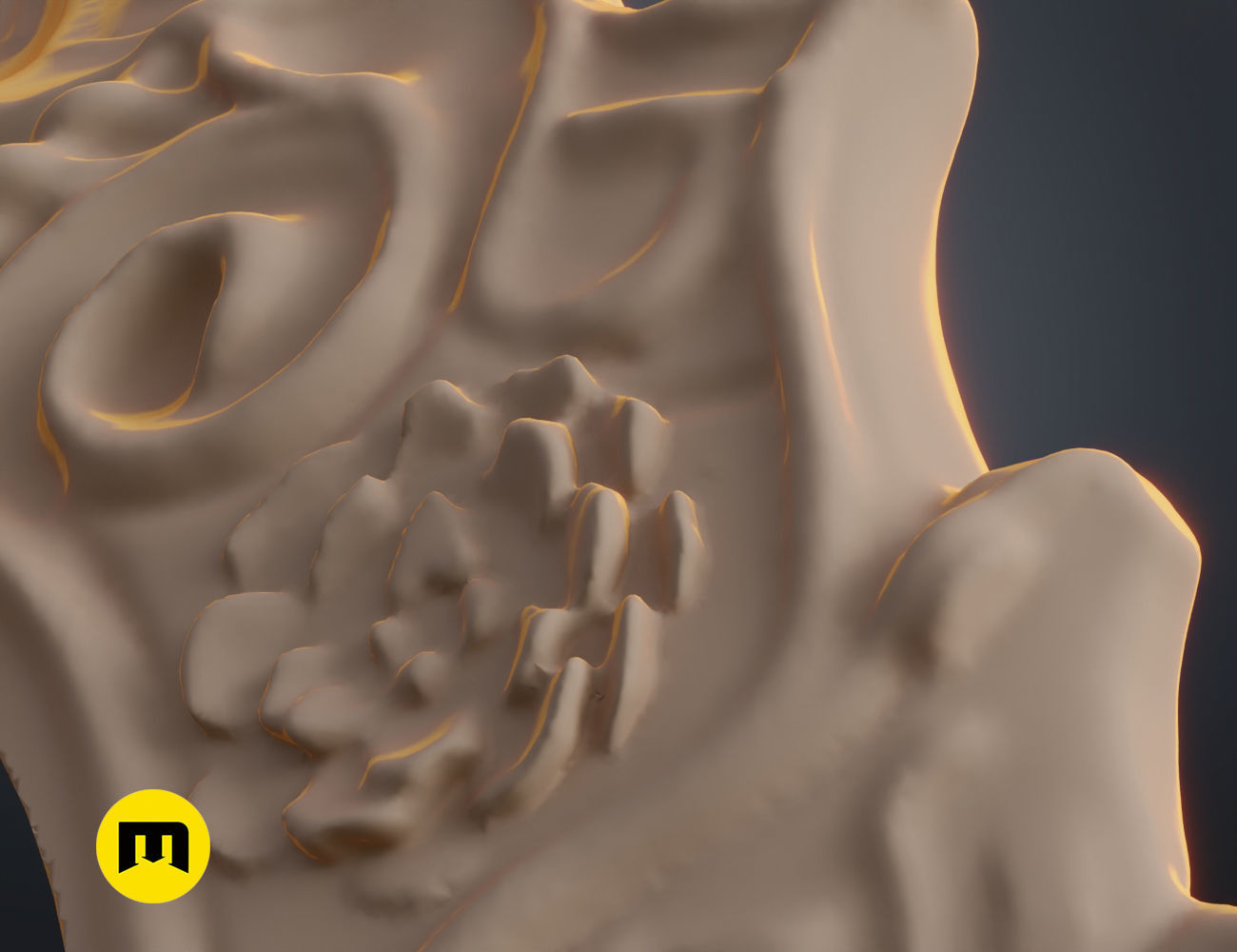 Fairy horns 3D print model_8