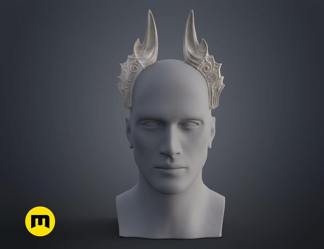 Fairy horns 3D print model_2