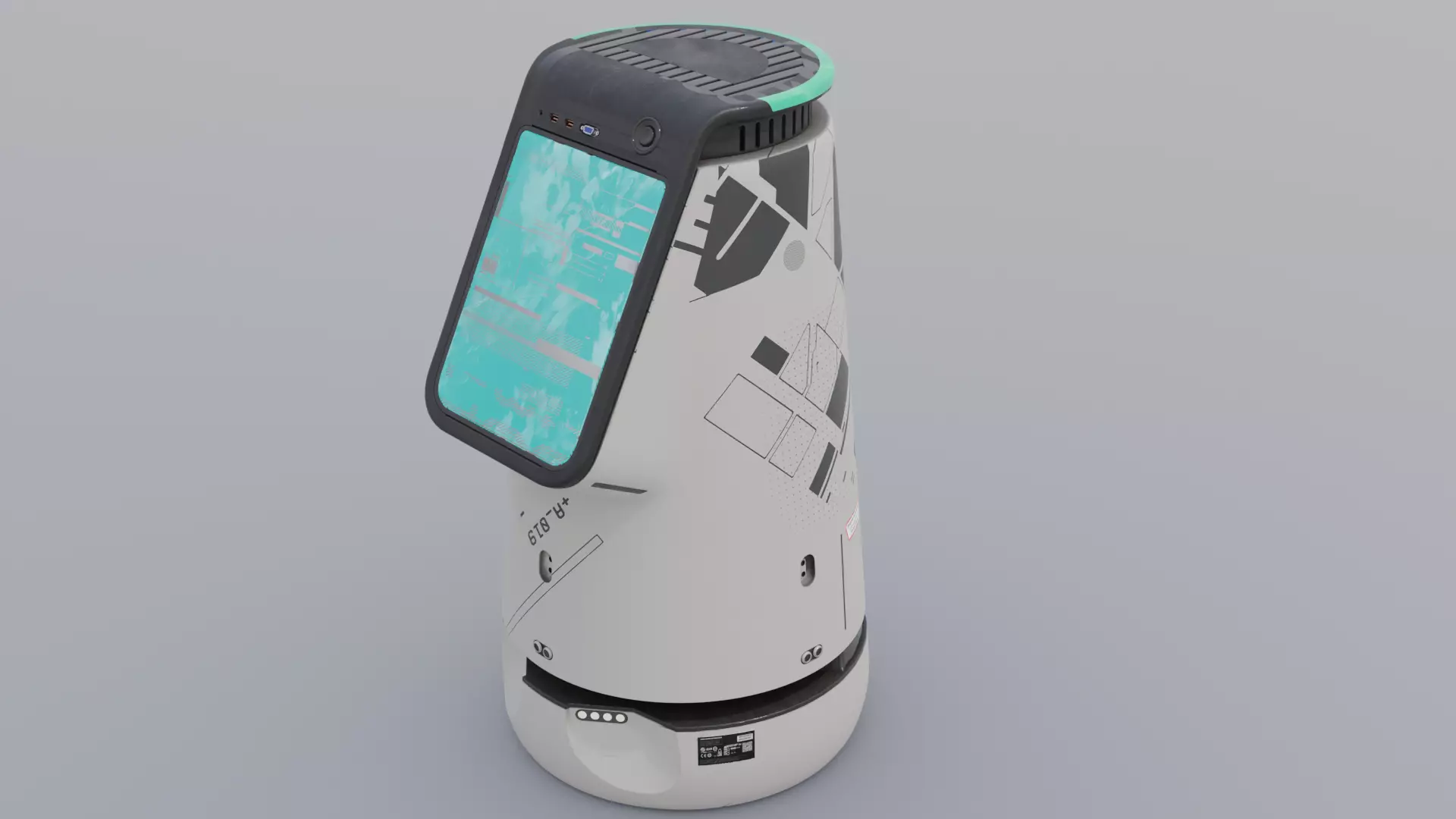 Service Robot 3D model_0