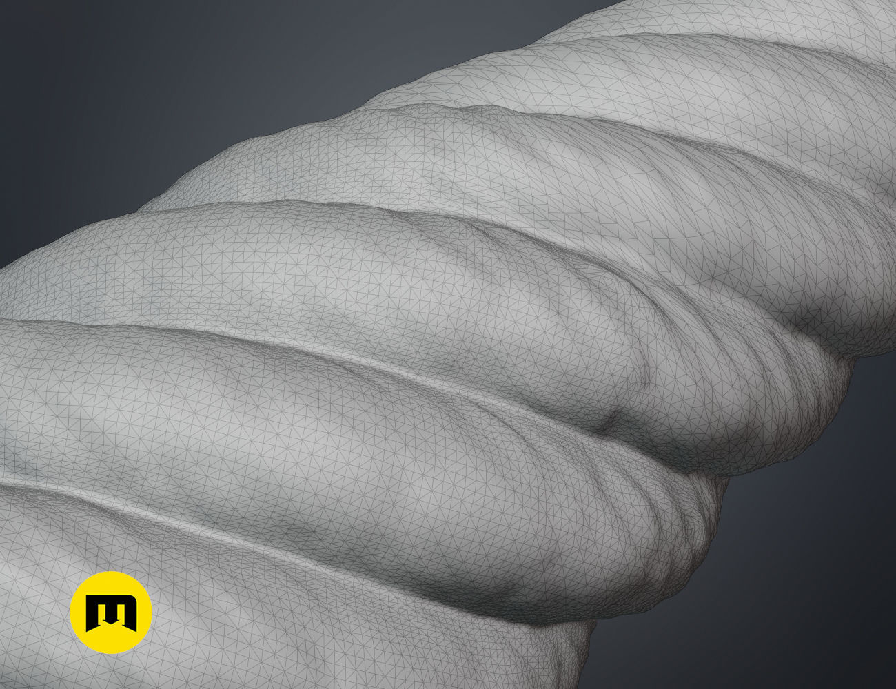 Unicorn horn 3D print model_17