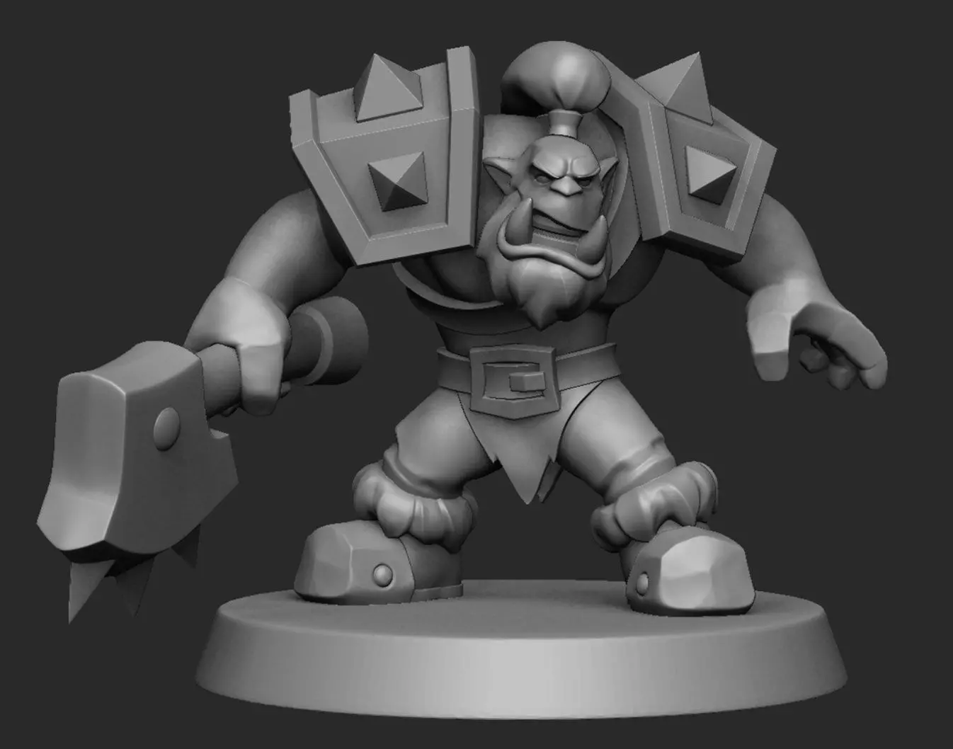 Orc Warcraft Rumble 3D model
