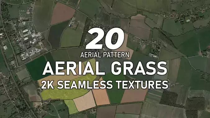 Aerial Grass - Seamless Texture