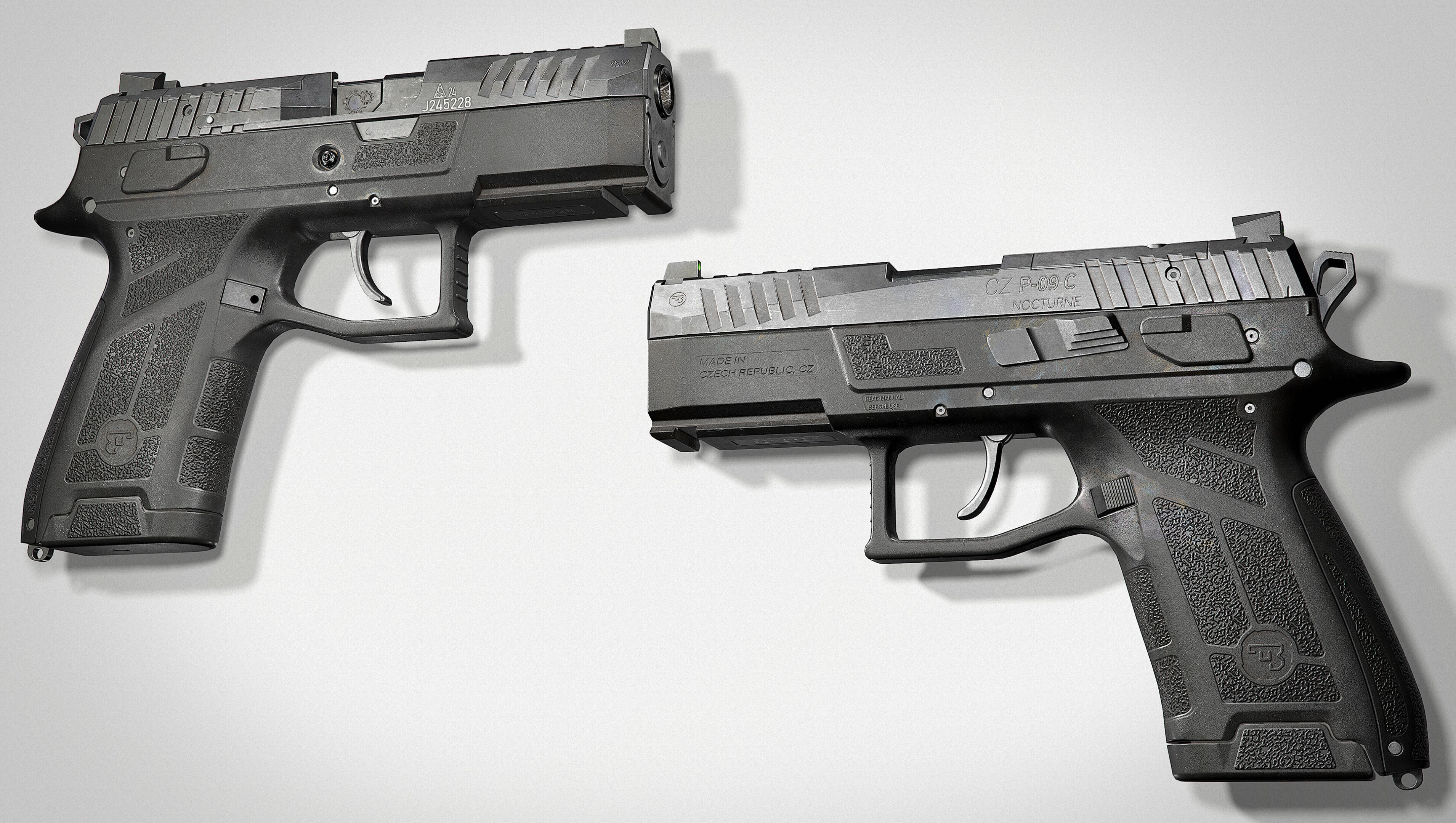 CZ P-09 C NOCTURNE Low-poly 3D model_4