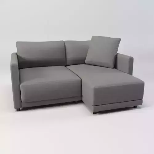 Gather arm wide chaise sectional sofa