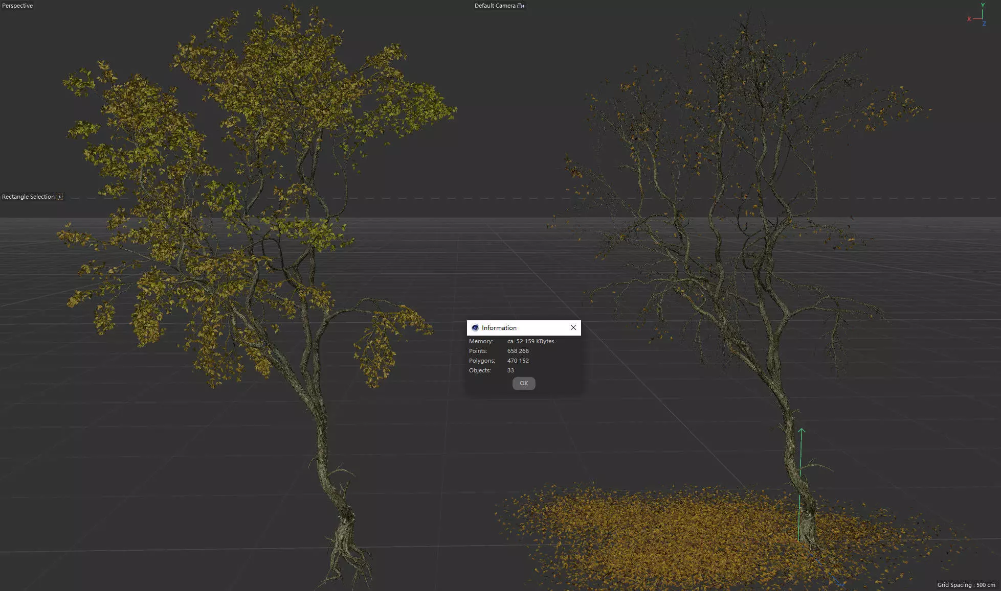 High Quality Forest Elm Tree 01 3D model_0