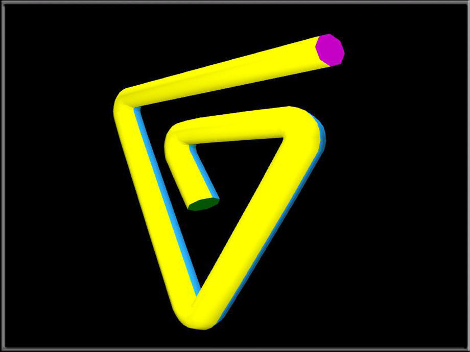 Geometric Wire Low-poly 3D model_6