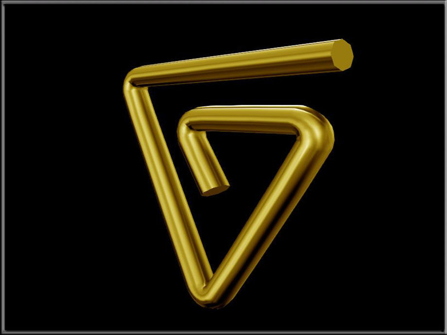 Geometric Wire Low-poly 3D model_2