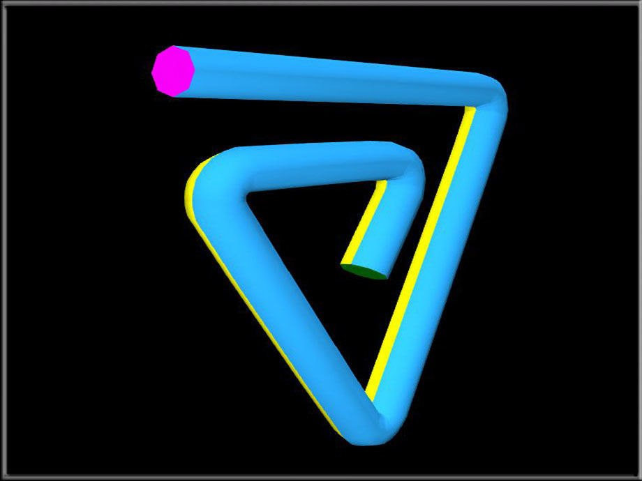 Geometric Wire Low-poly 3D model_5