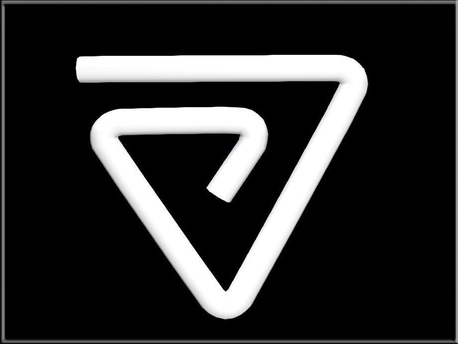 Geometric Wire Low-poly 3D model_4