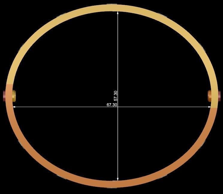 Love Bracelet With Diamonds - Size 21 3D print model_8