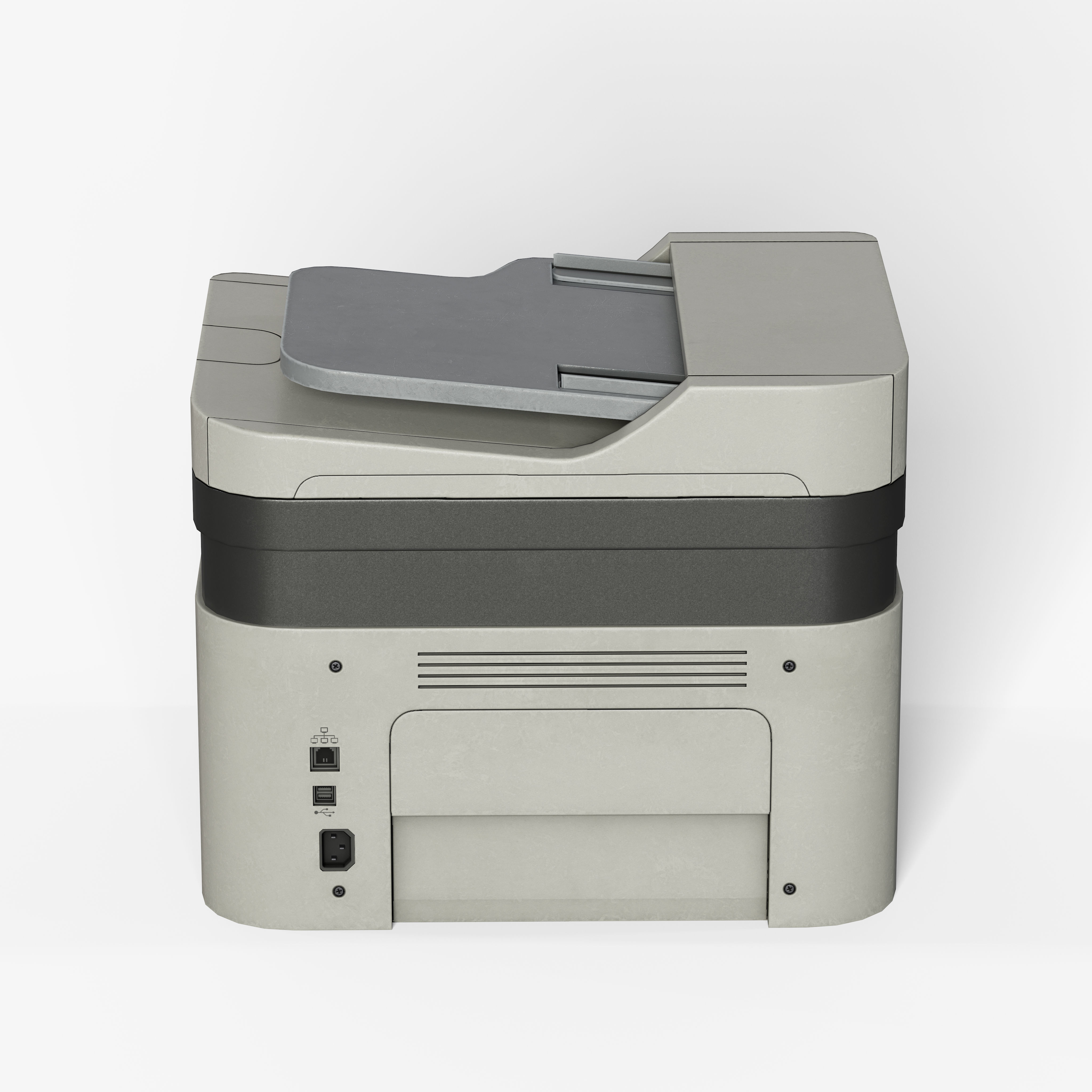 Printer With Scanner Low-poly 3D model_6