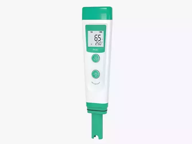 pH Tester Low-poly 3D model