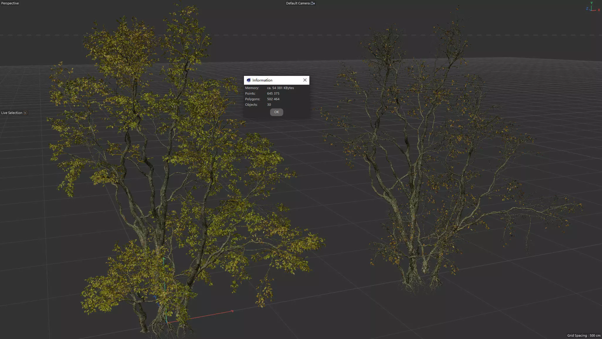High Quality Forest Elm Tree 02 3D model_0