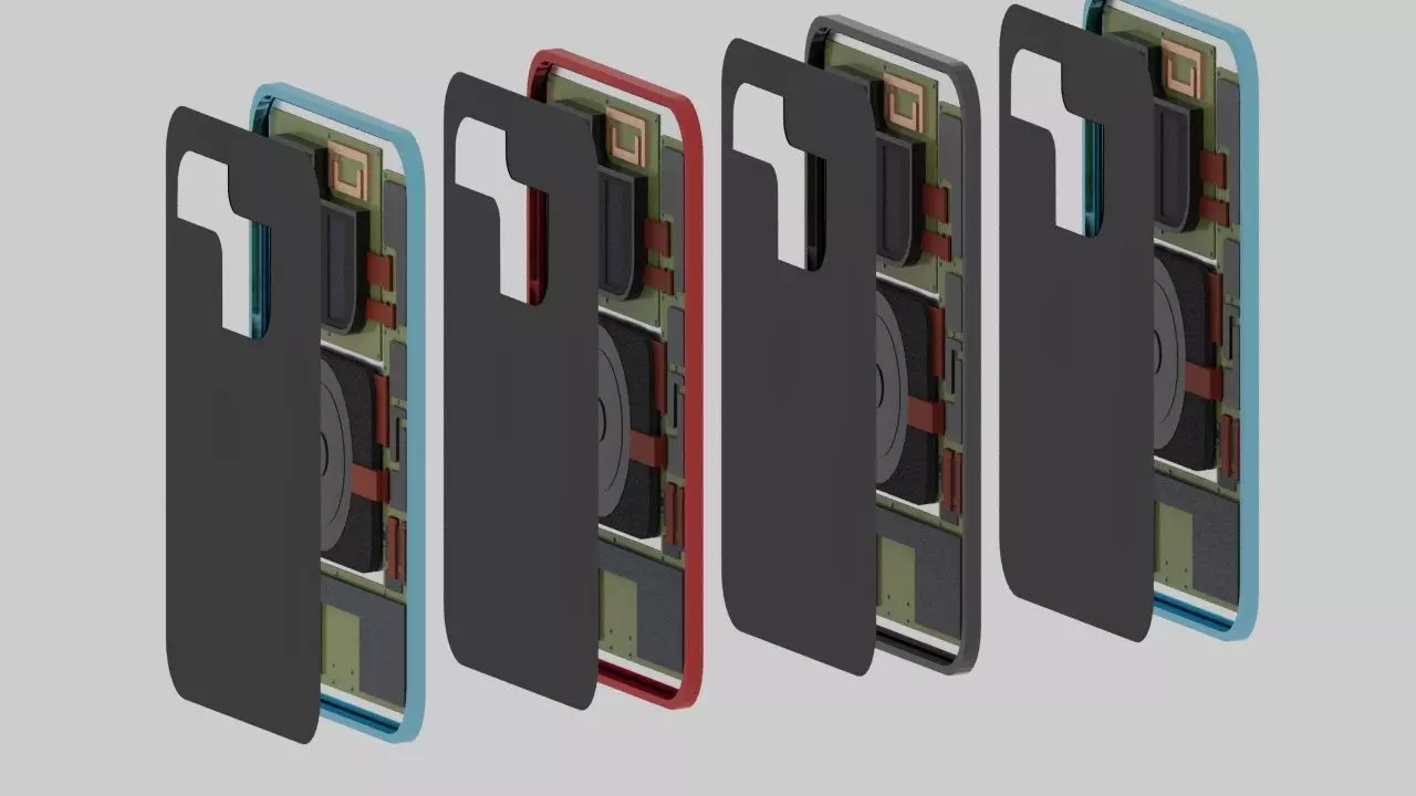 phone models Low-poly 3D model_0