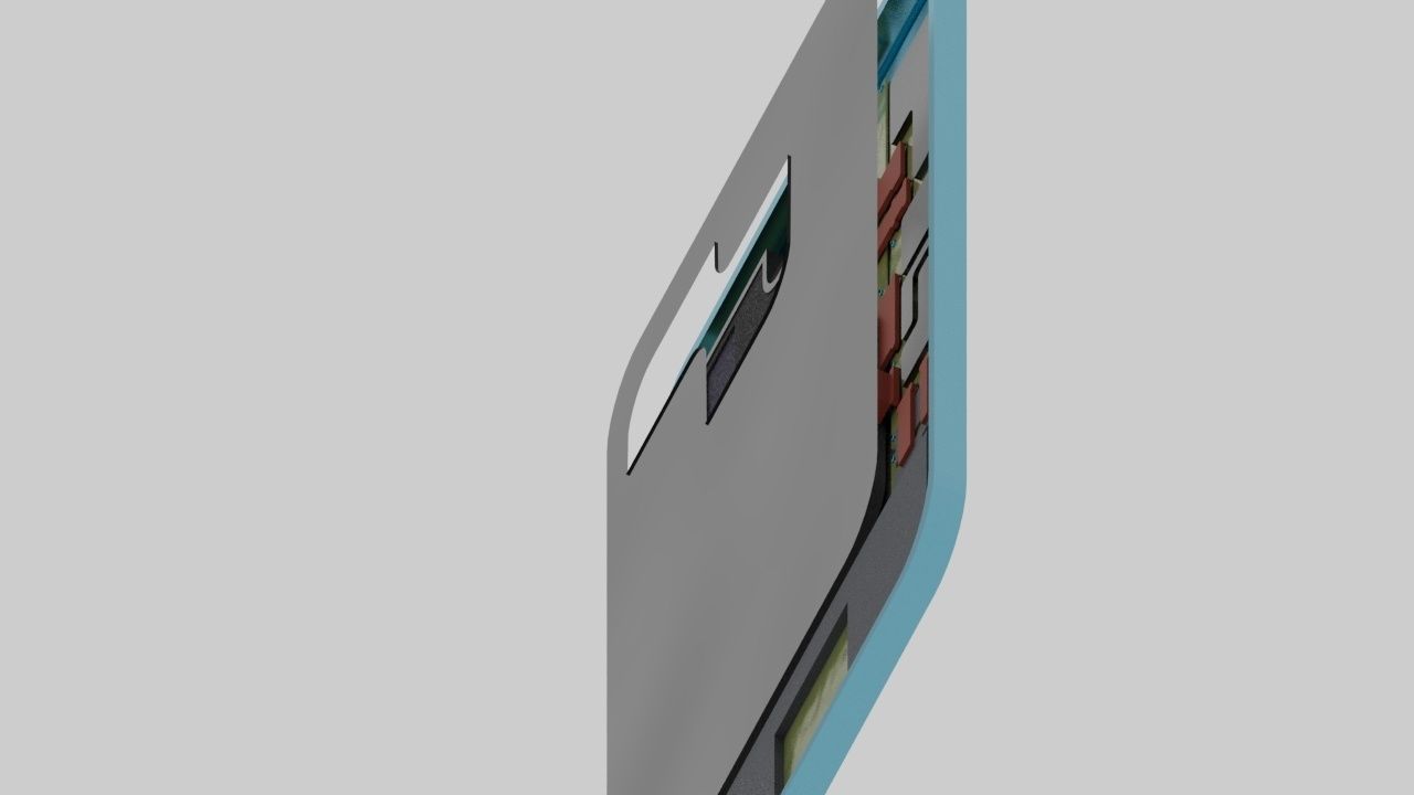 phone models Low-poly 3D model_2
